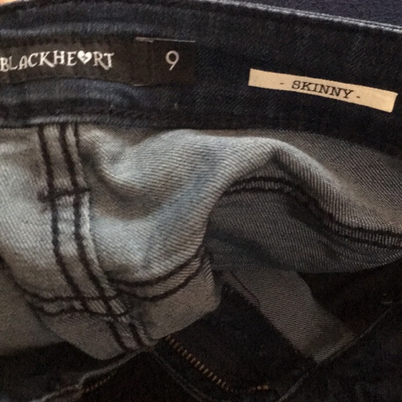 Black heart skinny jeans - Picture 3 of 3